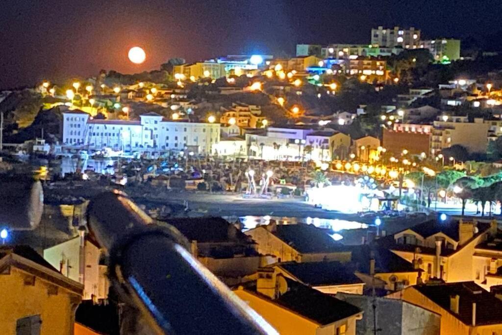 Attique à Banyuls - vue mer et montagne Exterior foto